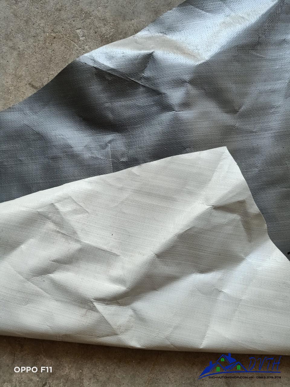 Bạt nhựa xanh cam tại Vĩnh Phúc